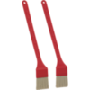 Hygiene Toaster brush 3002-4 set van rood en beige borstels